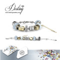 Destiny Jewellery Crystal From Swarovski Mylady Charm Beaded Bracelet